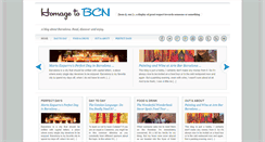 Desktop Screenshot of homagetobcn.com