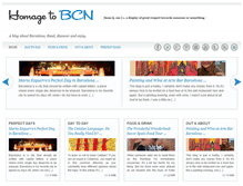 Tablet Screenshot of homagetobcn.com